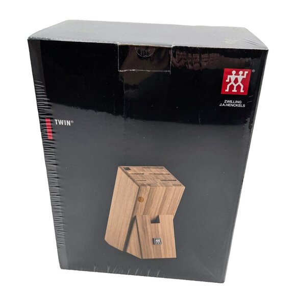 Knife Block Zwilling J.A Henckles Twin 9 Slots 35109-200 New Sealed Box Read - Picture 1 of 9
